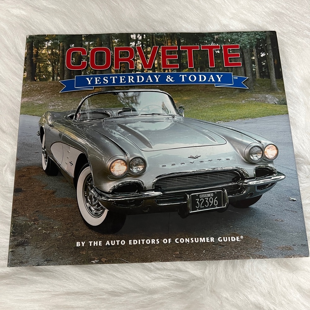 Corvette yesterday and today hardcover book